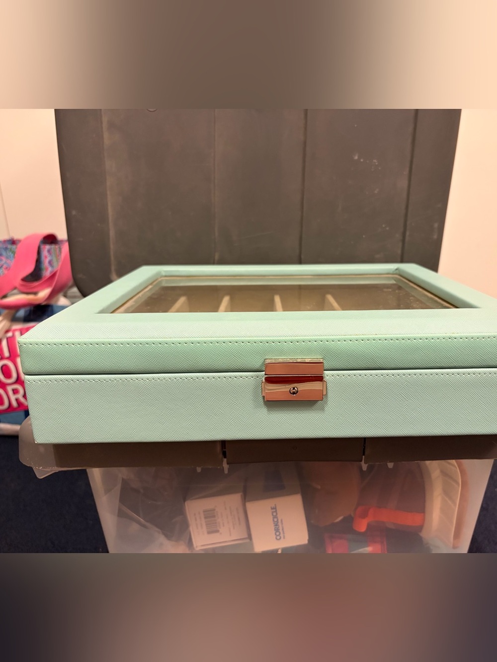 Tuscan Design Tiffany Blue Jewelry Organizer - Picture 2 of 5